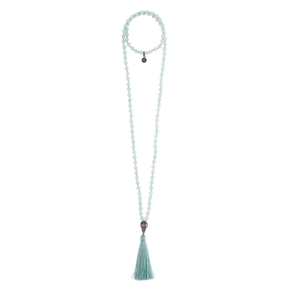 Gemstone Mala - Amazonite