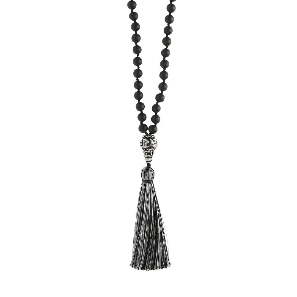 Gemstone Mala - Black Agate