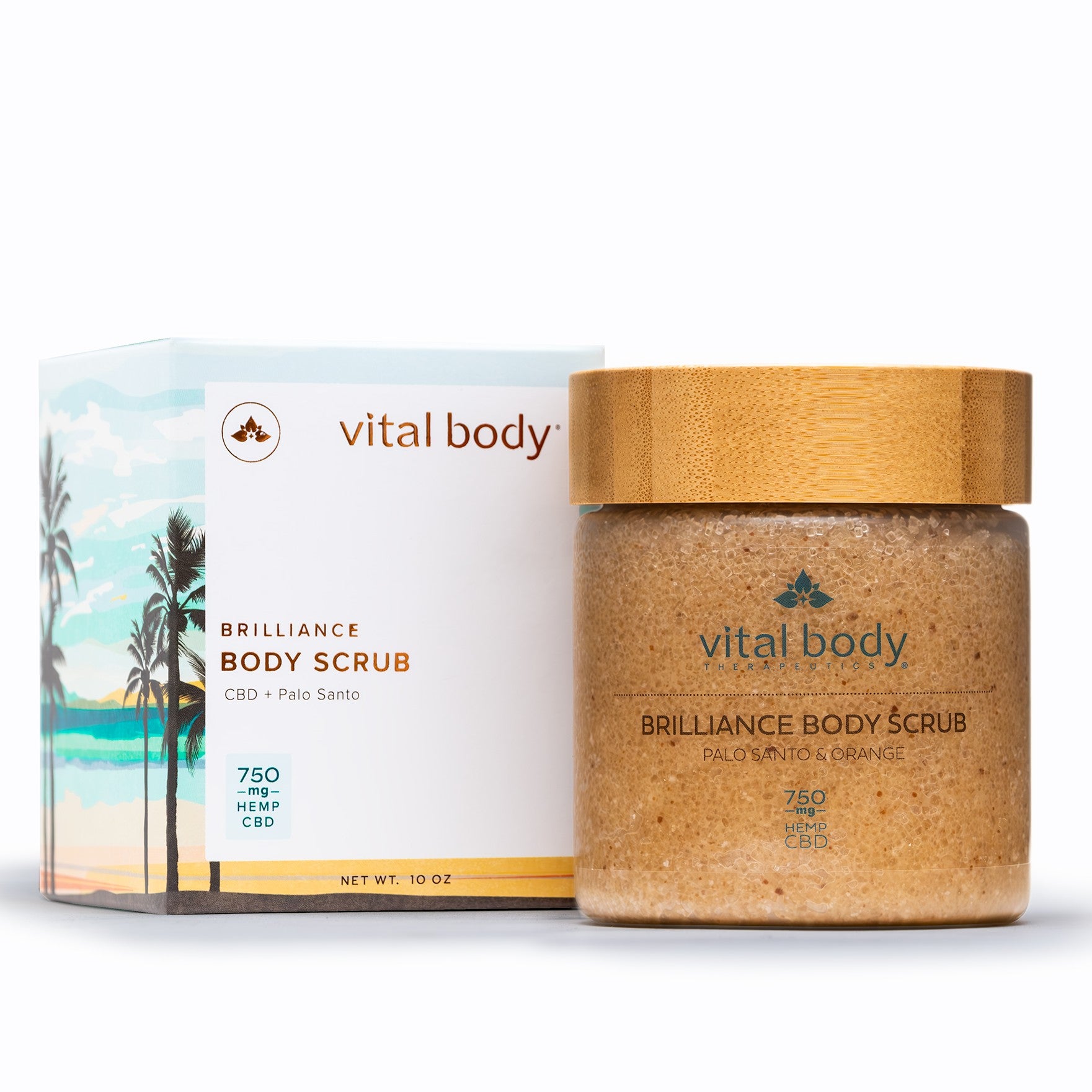 Vital Body Brilliance CBD Body Scrub