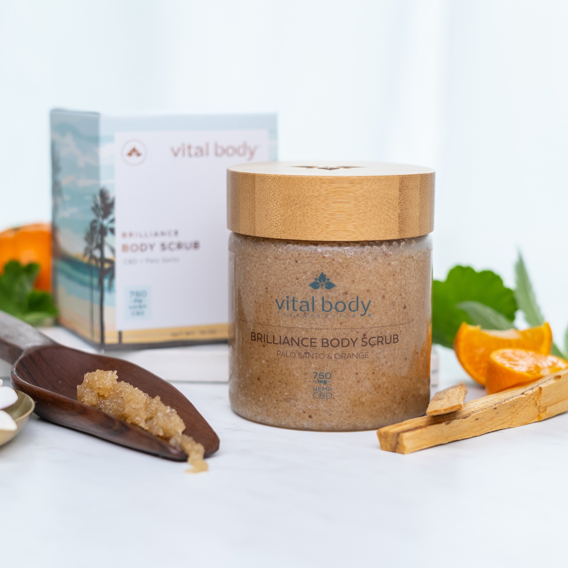 Vital Body Brilliance CBD Body Scrub