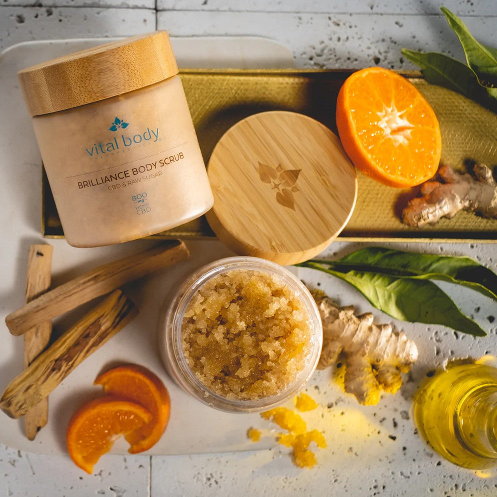 Vital Body Brilliance CBD Body Scrub
