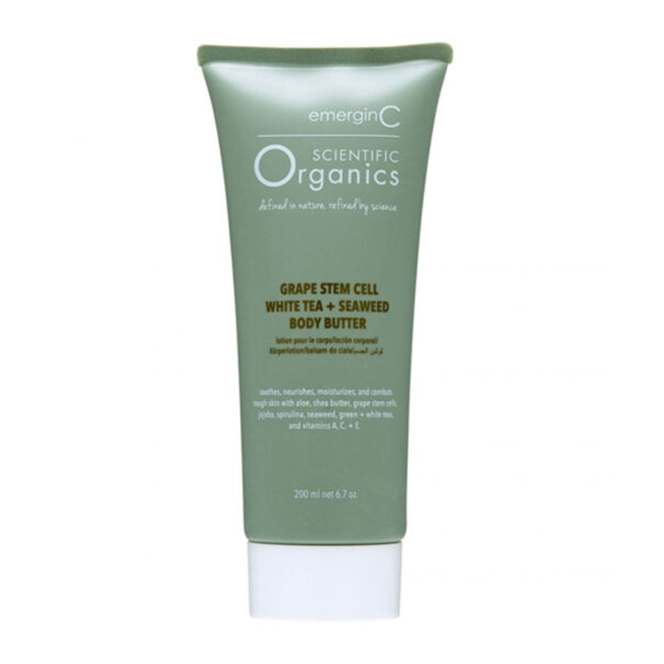 EmerginC Organics Grape Stem Cell White Tea + Seaweed Body Butter