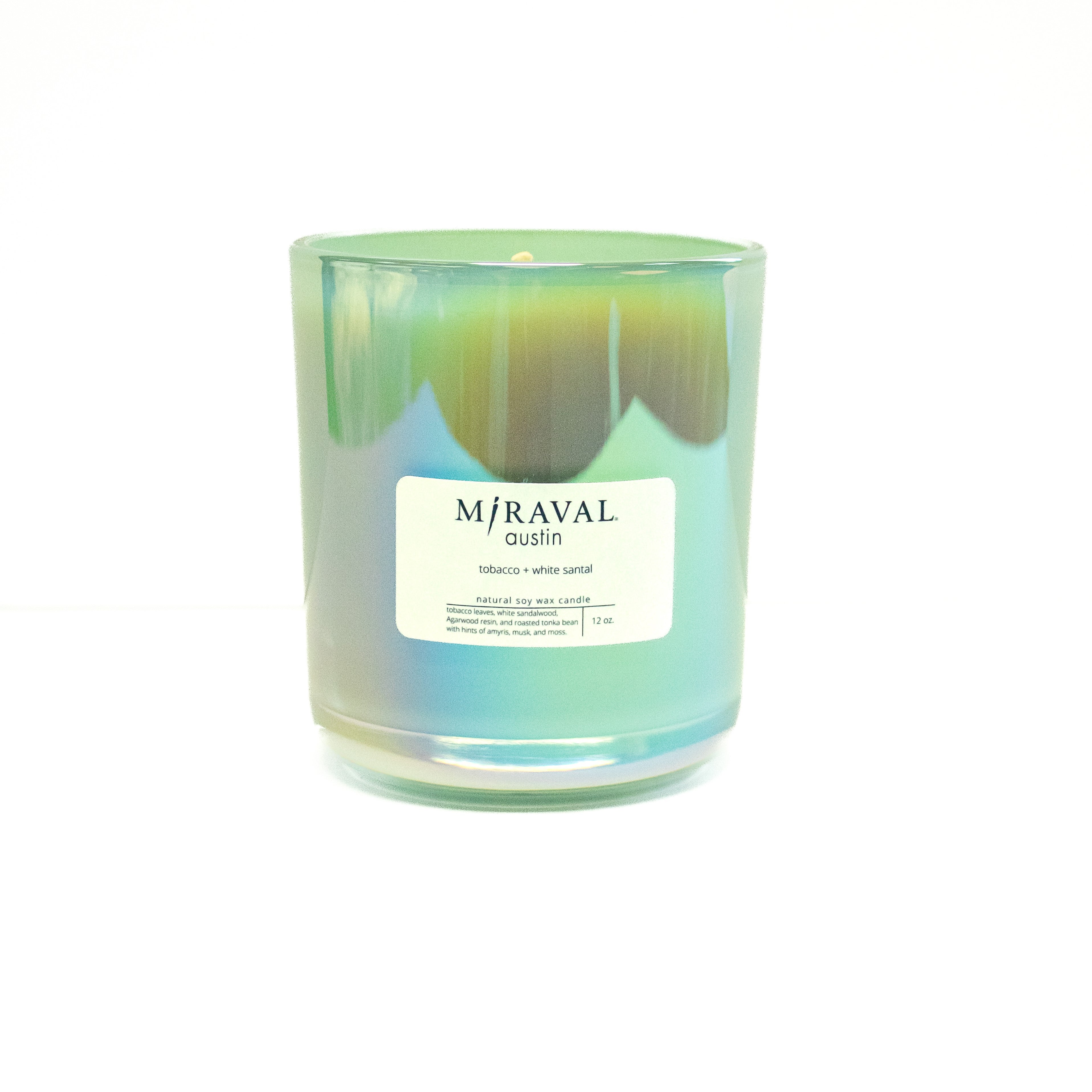 Miraval Candle - Tobacco & White Santal