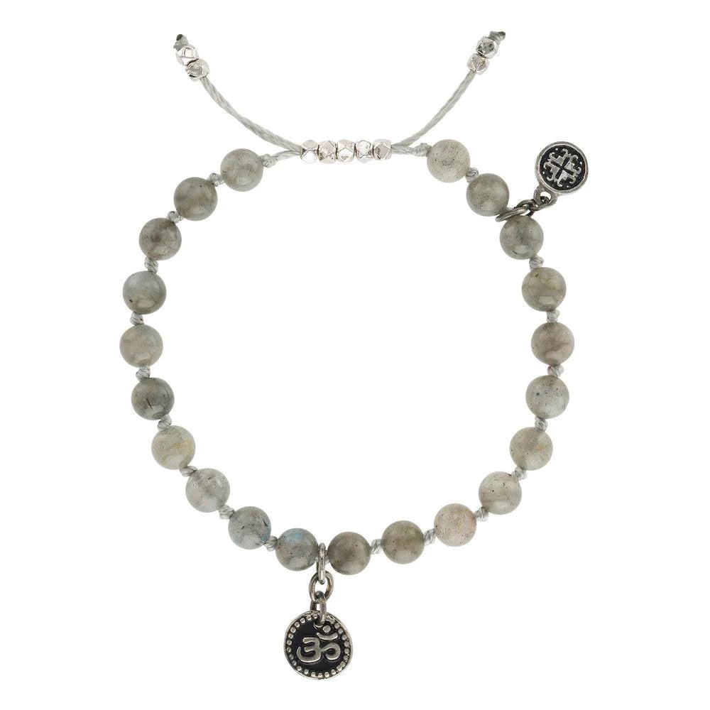 Labradorite Adjustable Bracelet by Mala + Mantra