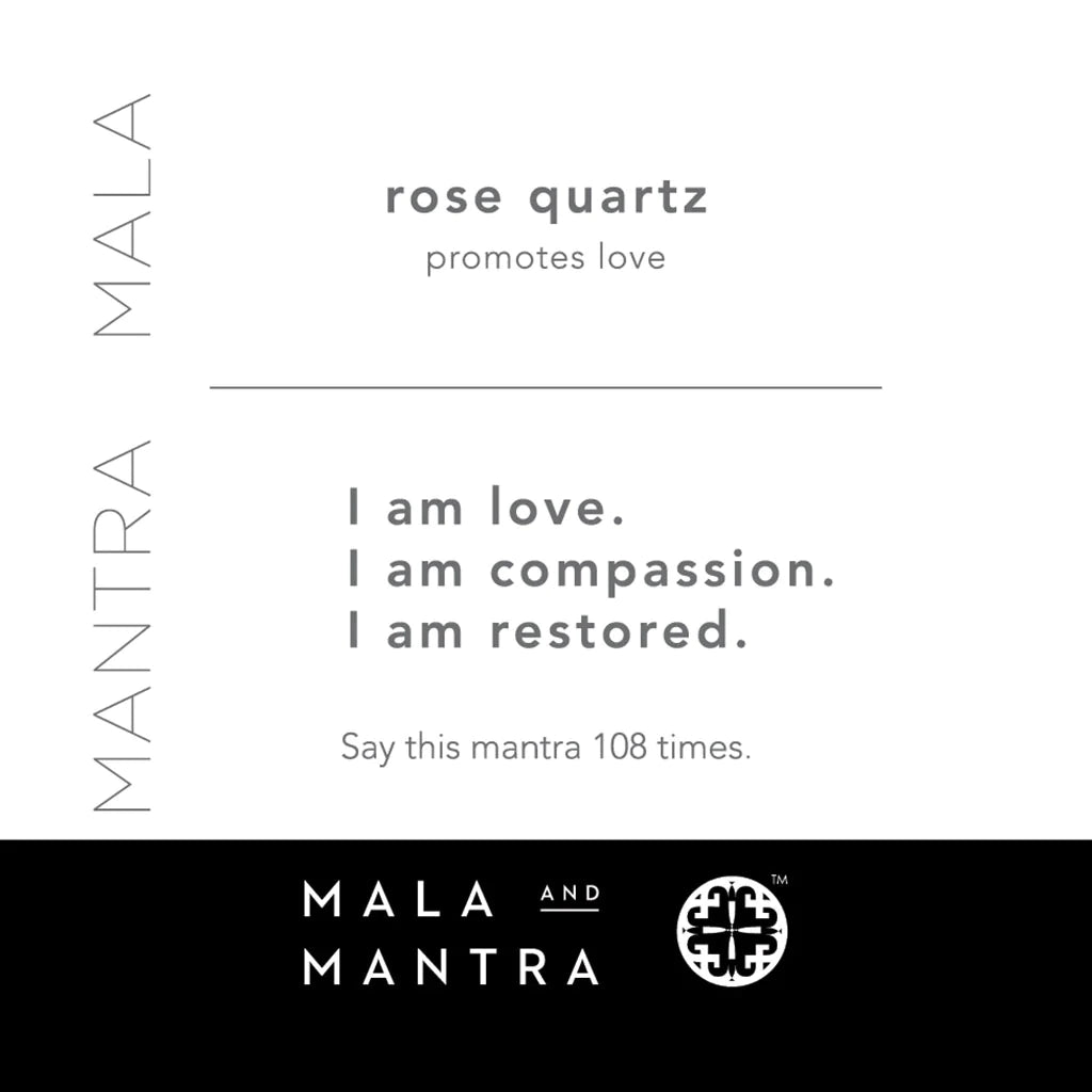 Mala & Gemstone Set - Rose Quartz