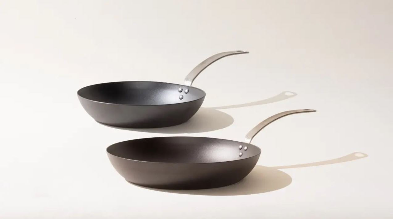 Seasoned Carbon Steel Fry Pan Set by Made In
