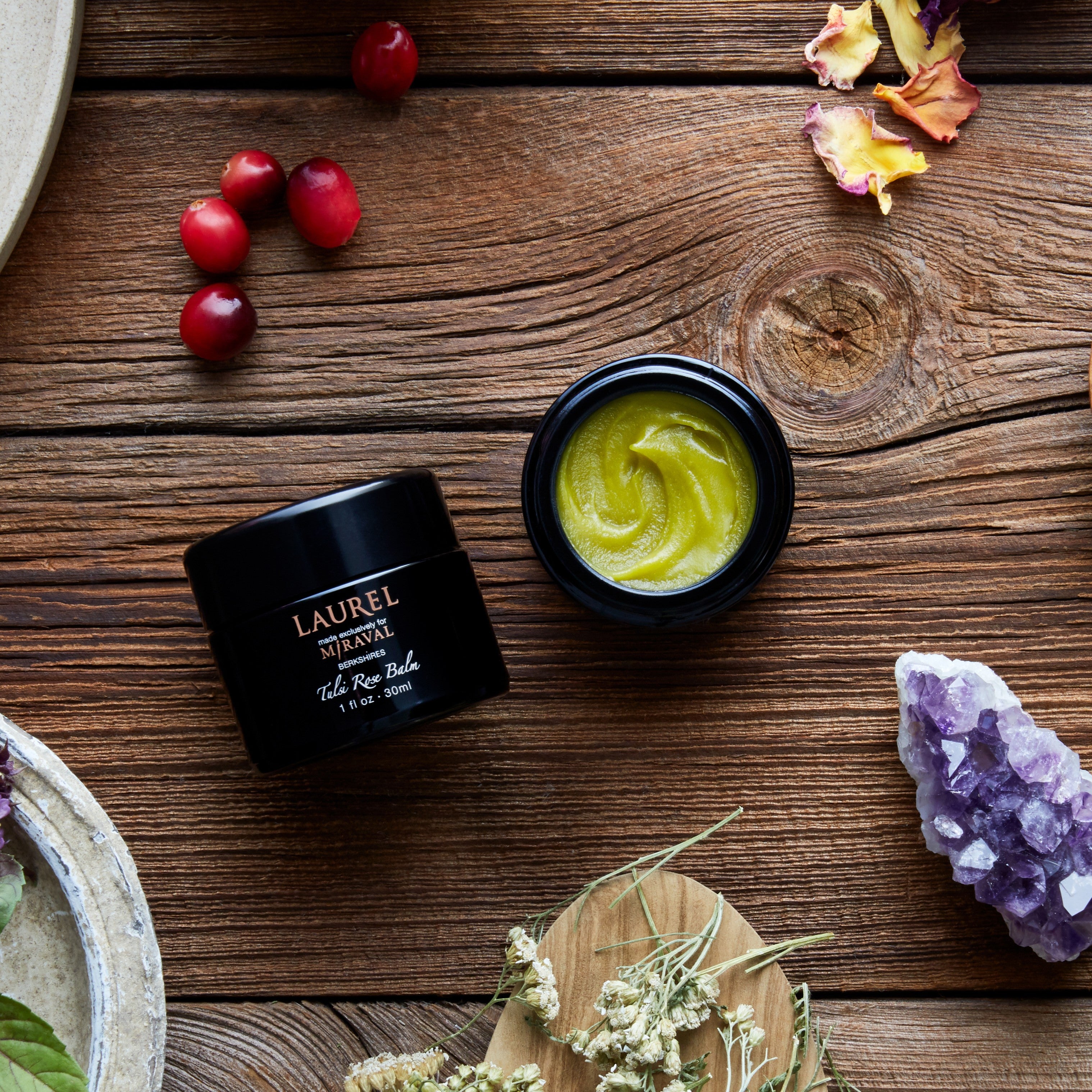 Laurel Tulsi Rose Balm - Miraval Berkshires