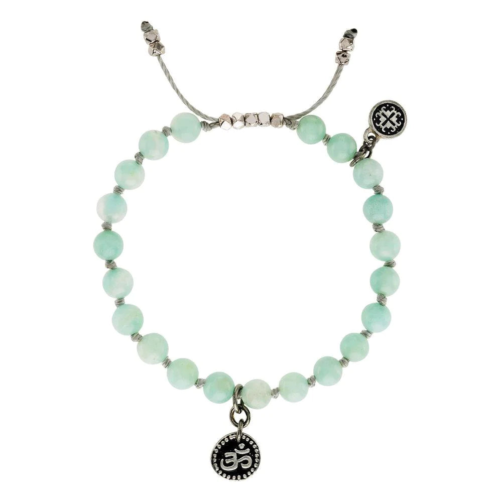 Amazonite Adjustable Bracelet by Mala + Mantra