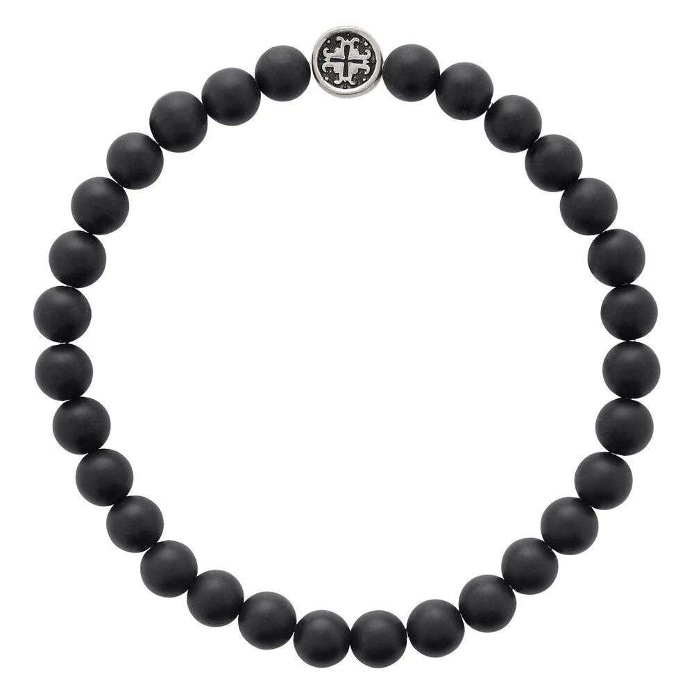 Black Agate Bracelet by Mala + Mantra