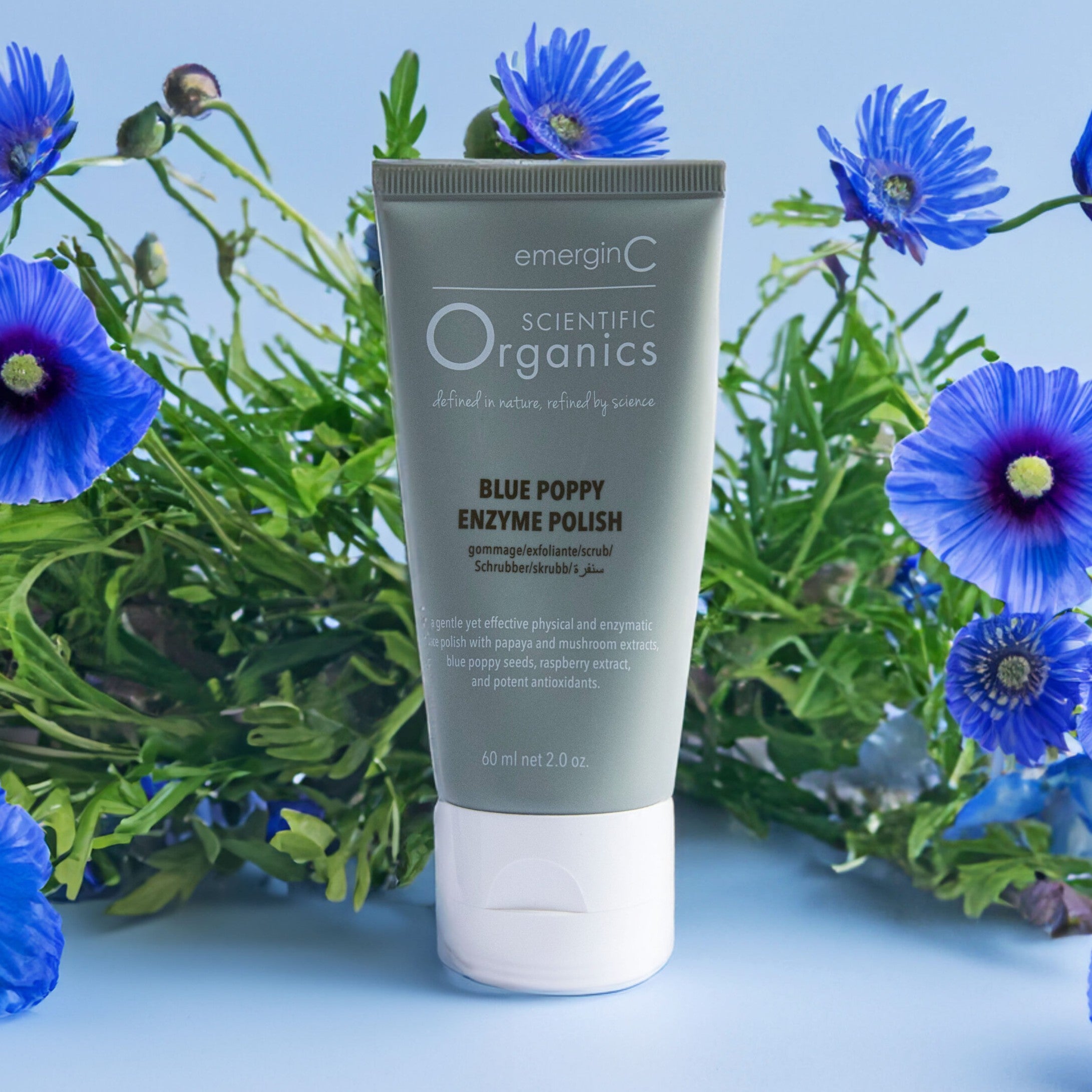 EmerginC Organics Blue Poppy Enzyme Polish
