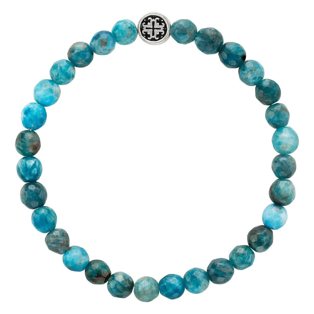 Blue Apatite Bracelet by Mala + Mantra