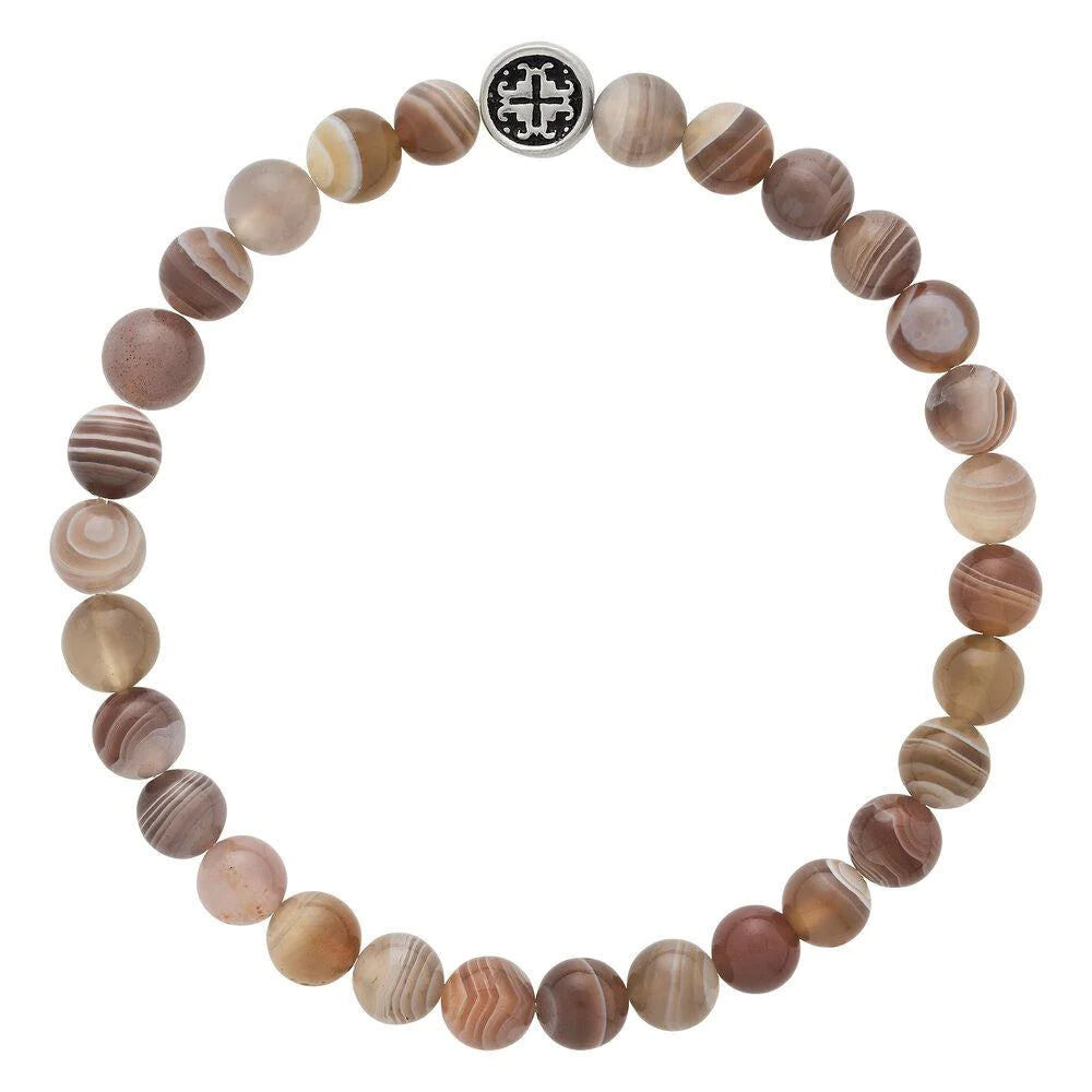 Botswana Agate Bracelet by Mala + Mantra