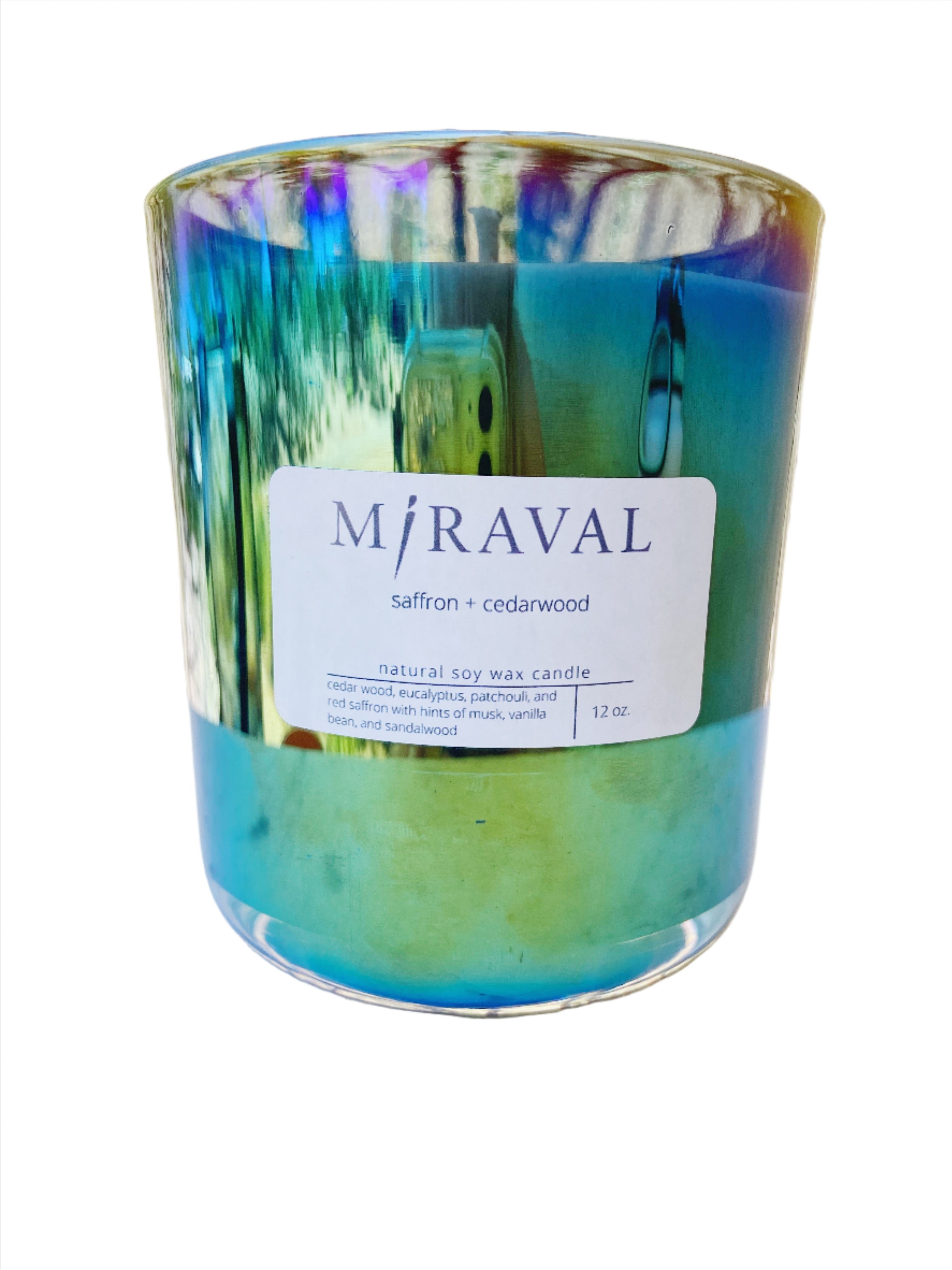 Miraval Candle - Saffron + Cedarwood
