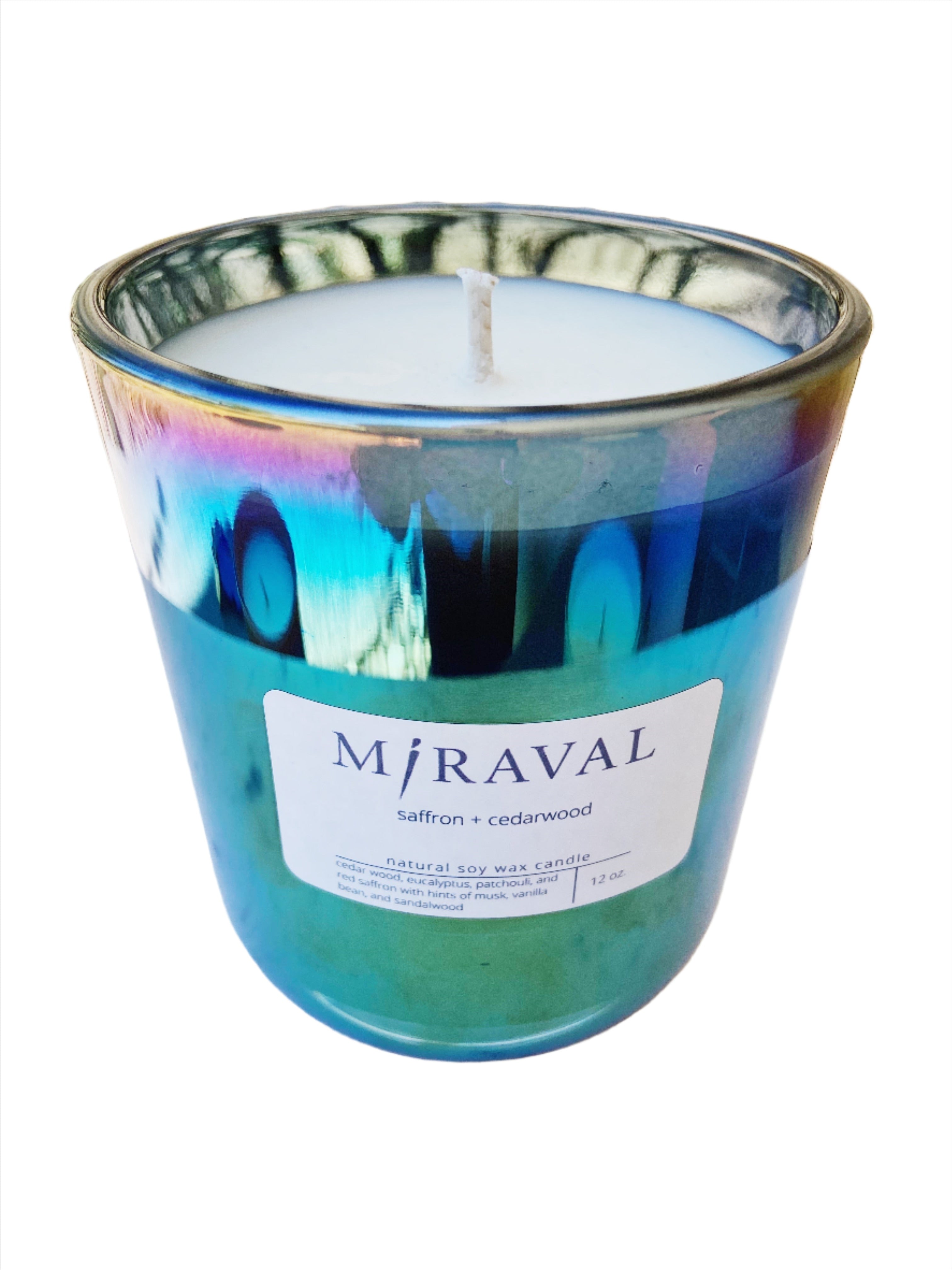 Miraval Candle - Saffron + Cedarwood