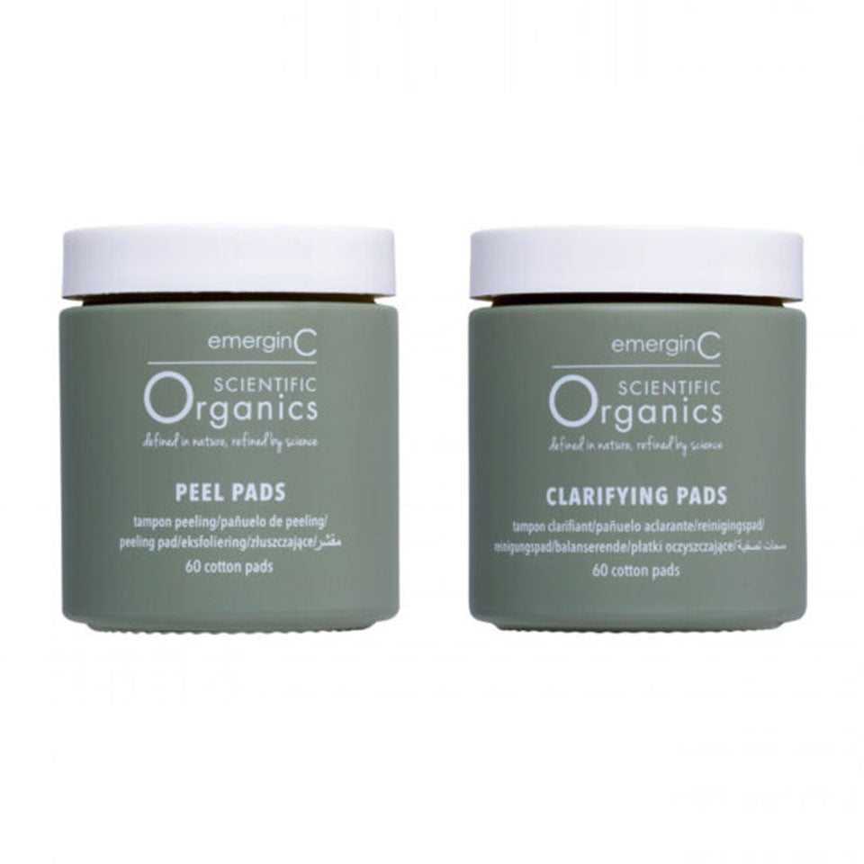 EmerginC Organics At-Home Facial Peel + Clarifying Kit