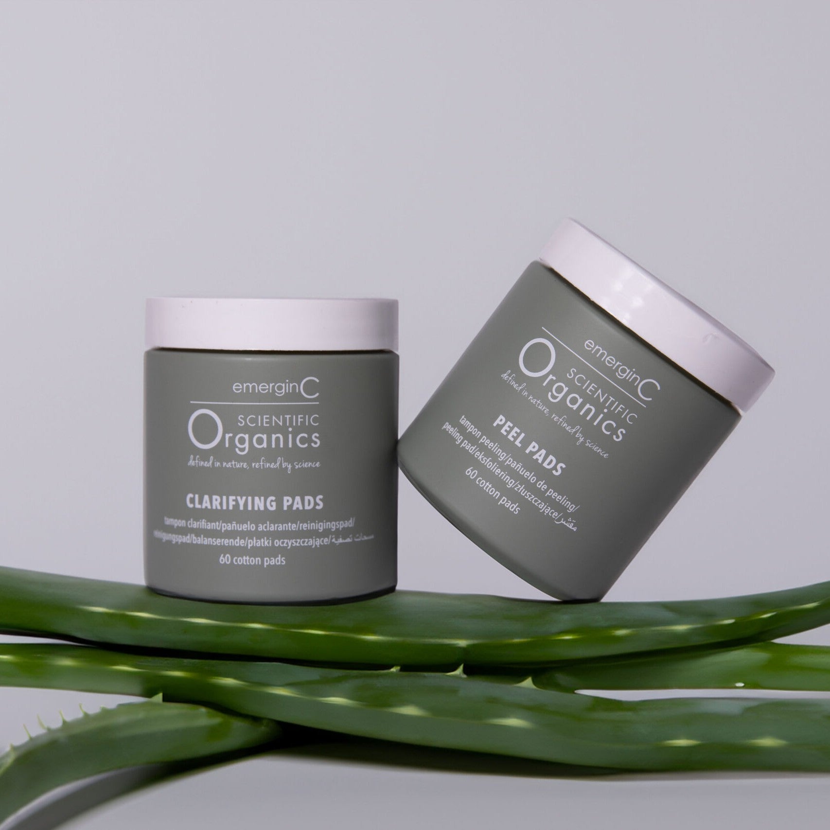 EmerginC Organics At-Home Facial Peel + Clarifying Kit