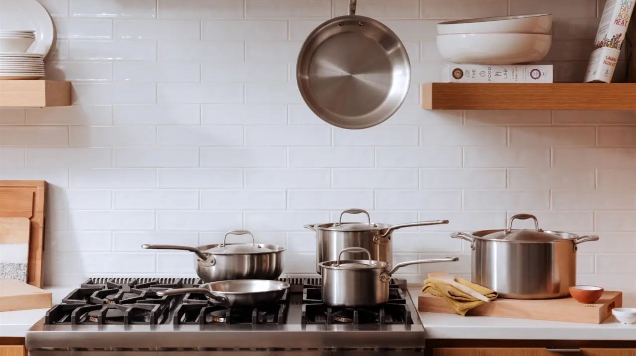 10-Piece Stainless Clad Set by Made In