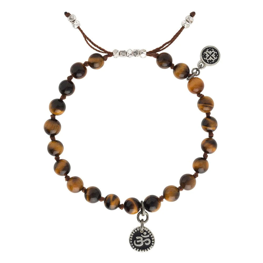 Tiger's Eye Adjustable Bracelet by Mala + Mantra