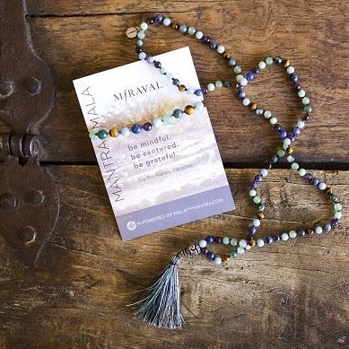 Miraval Mala Necklace by Mala + Mantra