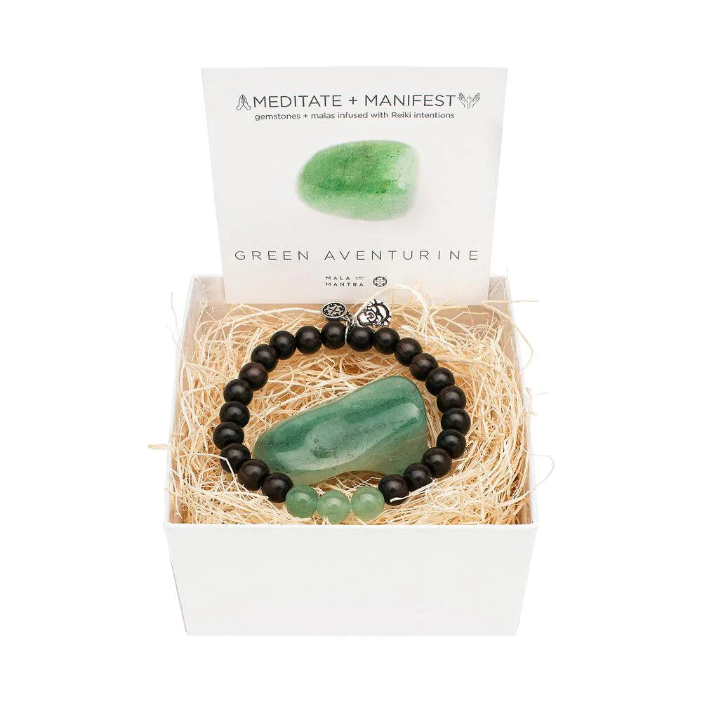 Bracelet & Gemstone - Green Aventurine