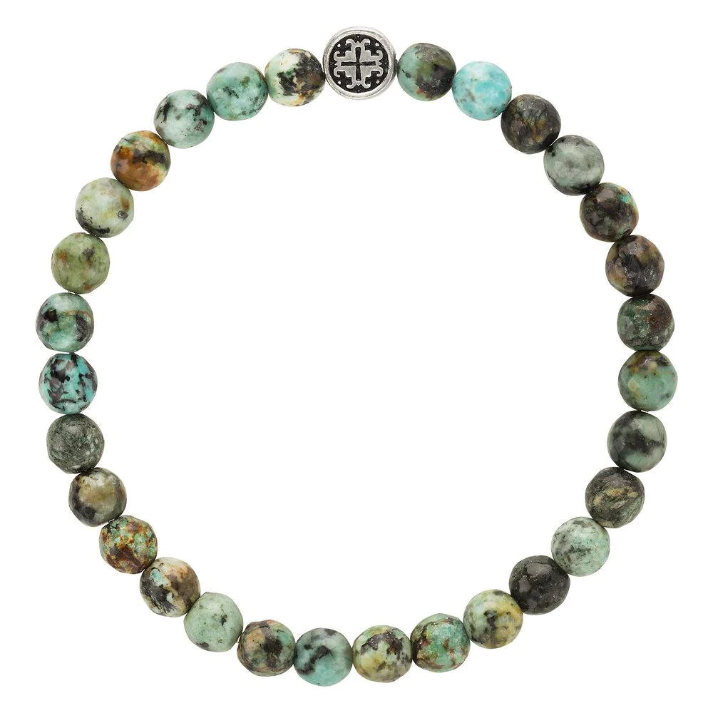 African Turquoise Bracelet by Mala + Mantra