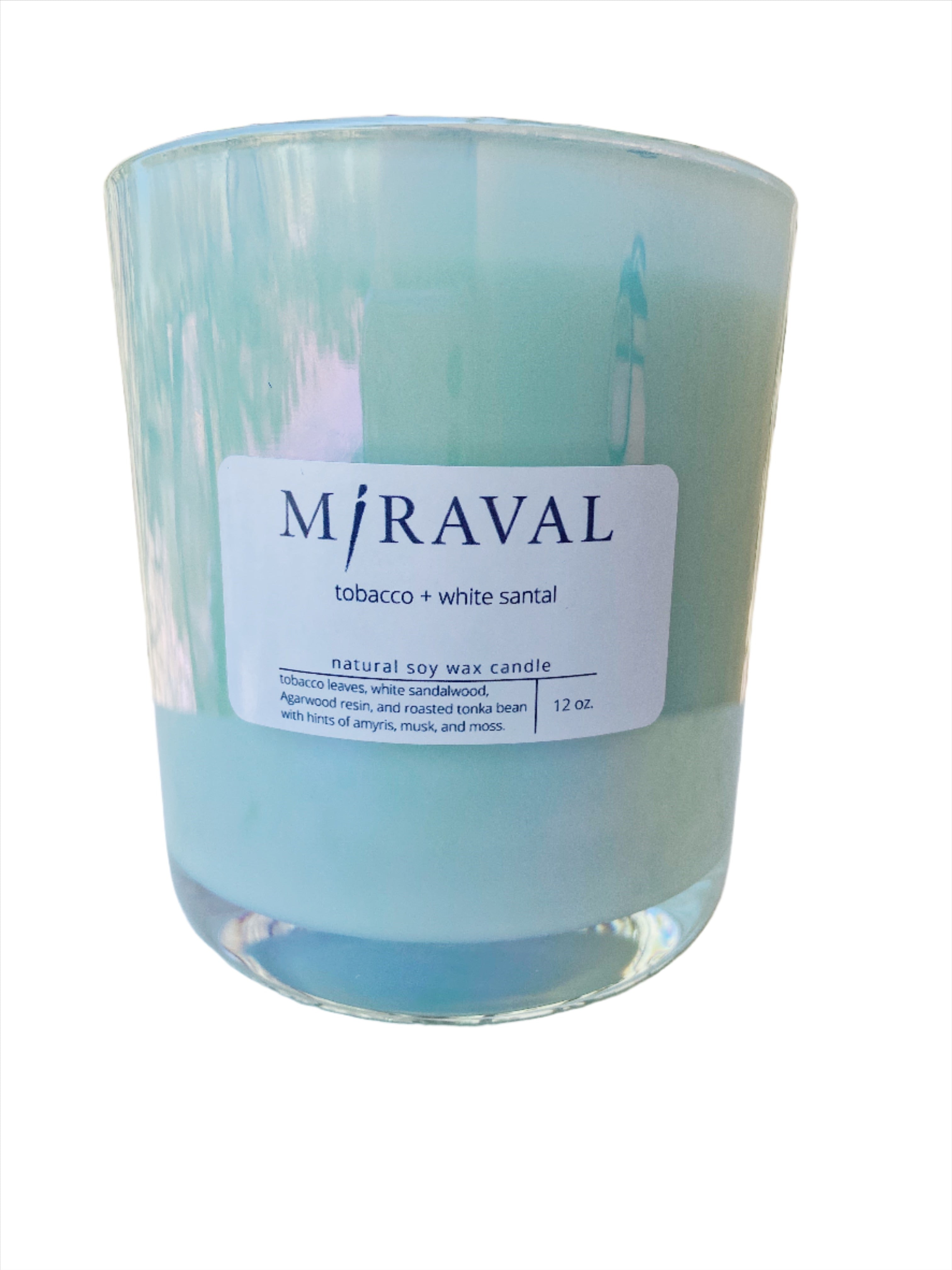 Miraval Candle - Tobacco & White Santal