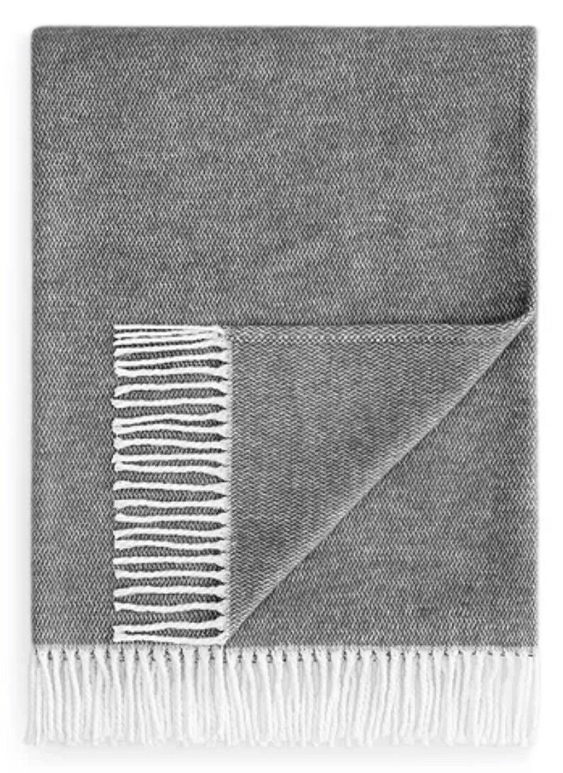 Matouk Blanket - Charcoal