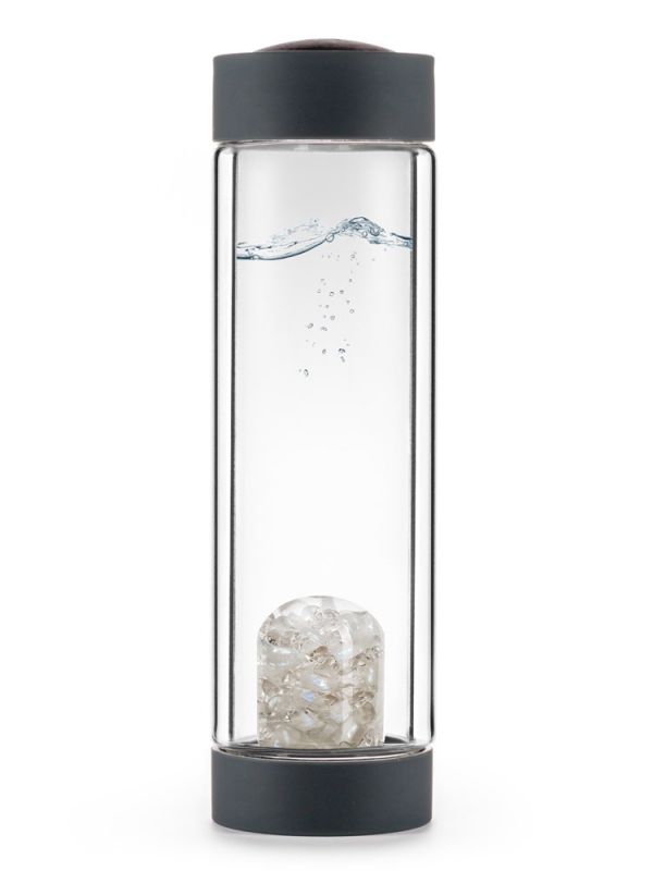 VitaJuwel Crystal Infused HEAT Water Bottle - LUNA