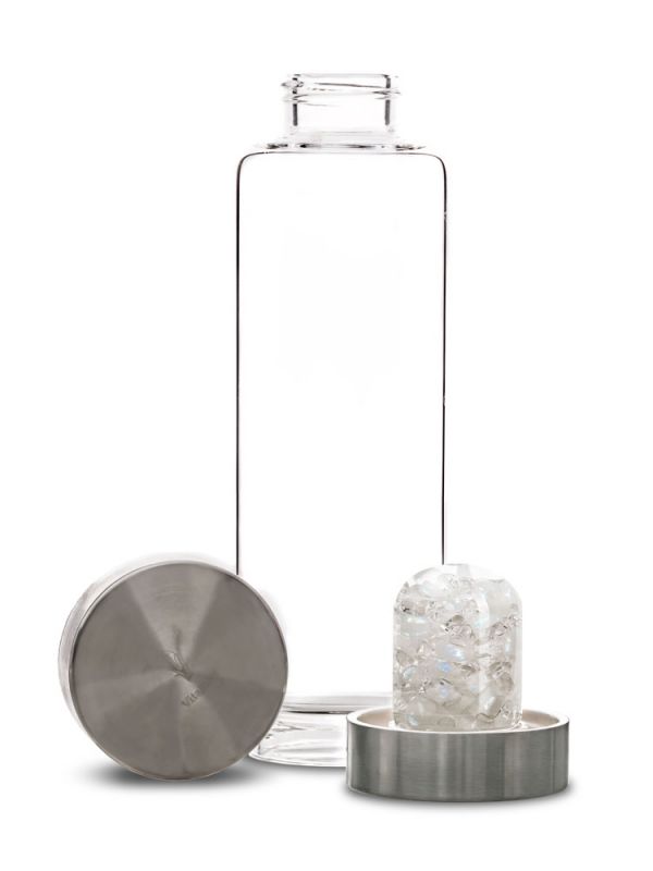 VitaJuwel Crystal Infused HEAT Water Bottle - LUNA